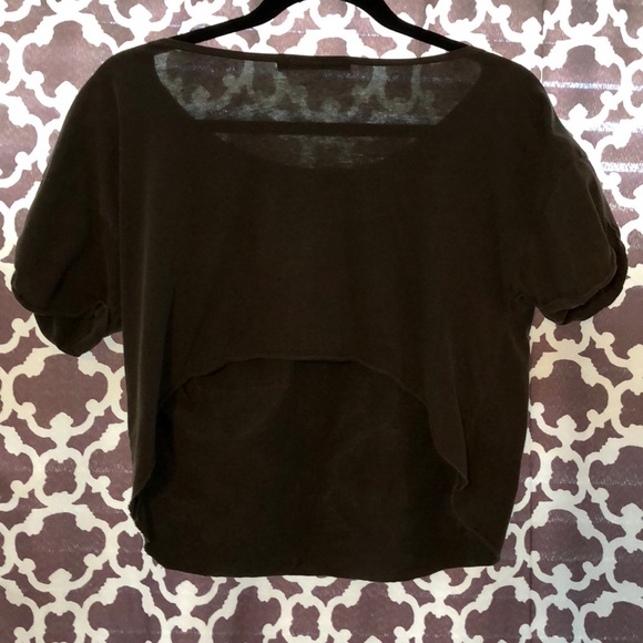 Grey crop top Foreign Exchange - Picture 3 of 3